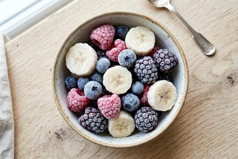 Use Frozen Fruit.