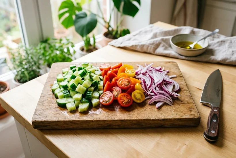 Chop the Veggies.