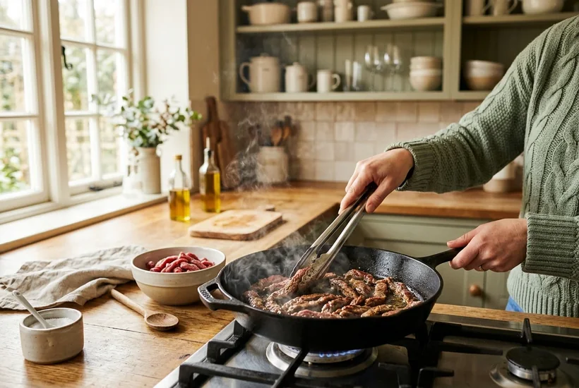 Sear the Beef.