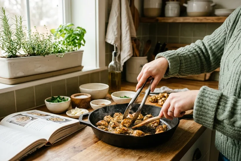 Sear the Chicken.