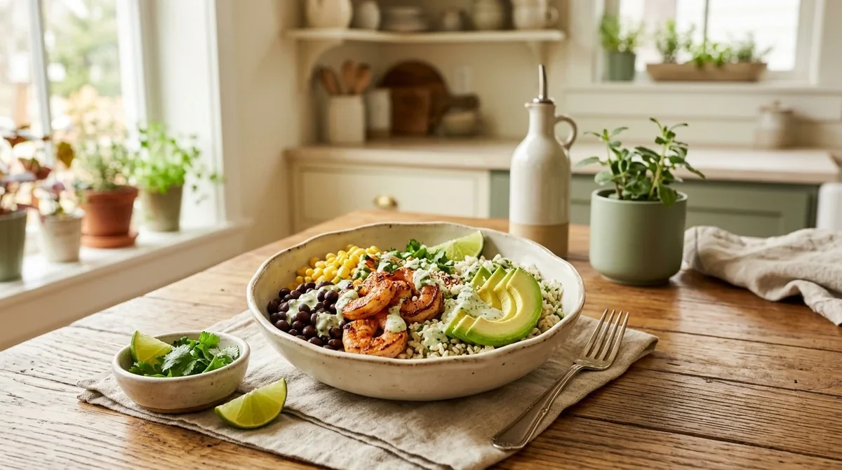 Shrimp Taco Bowl