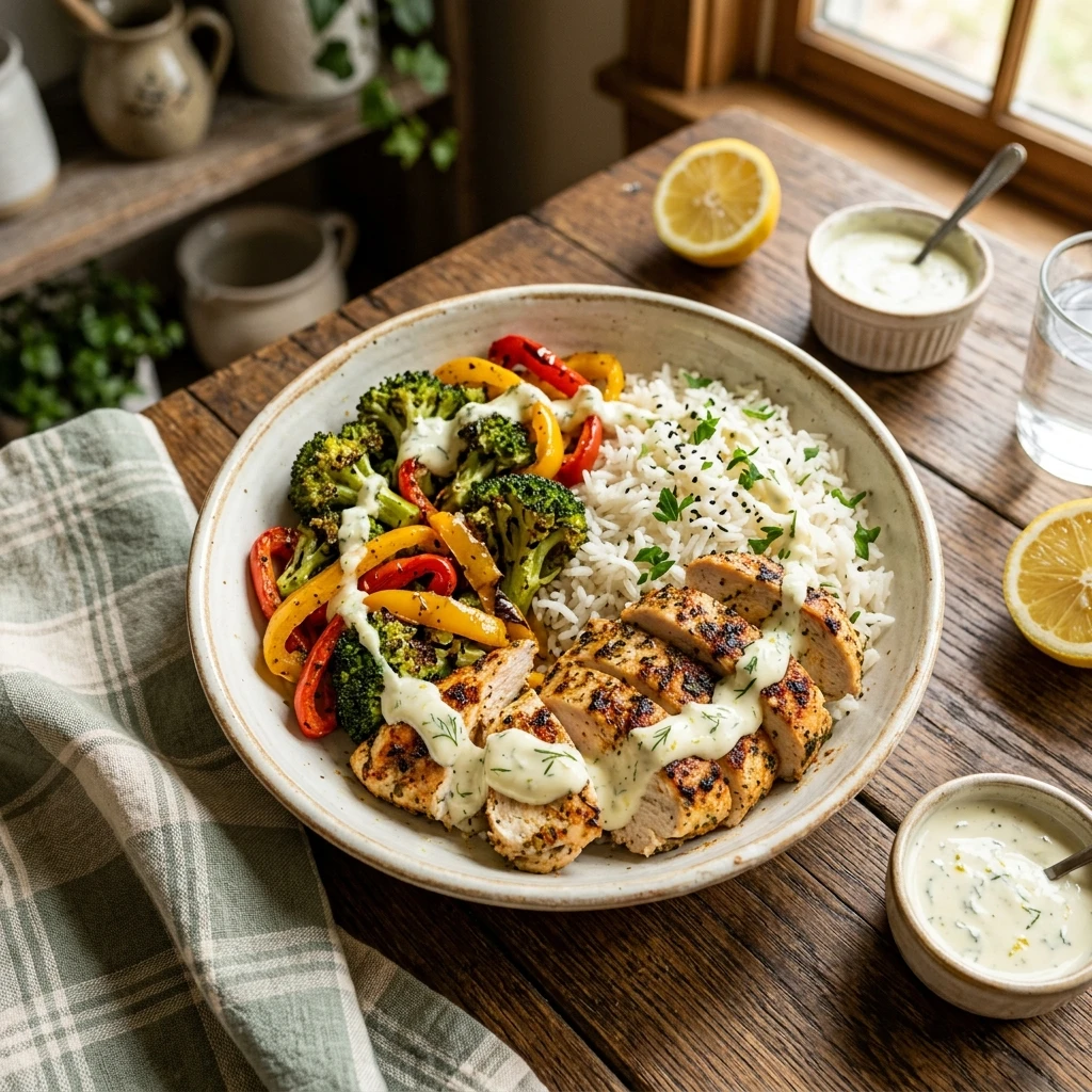 High-Protein Chicken Meal Prep Bowls