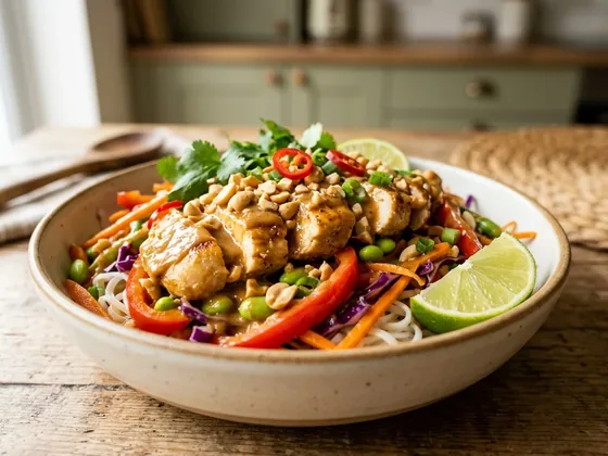 Thai Peanut Chicken Bowl